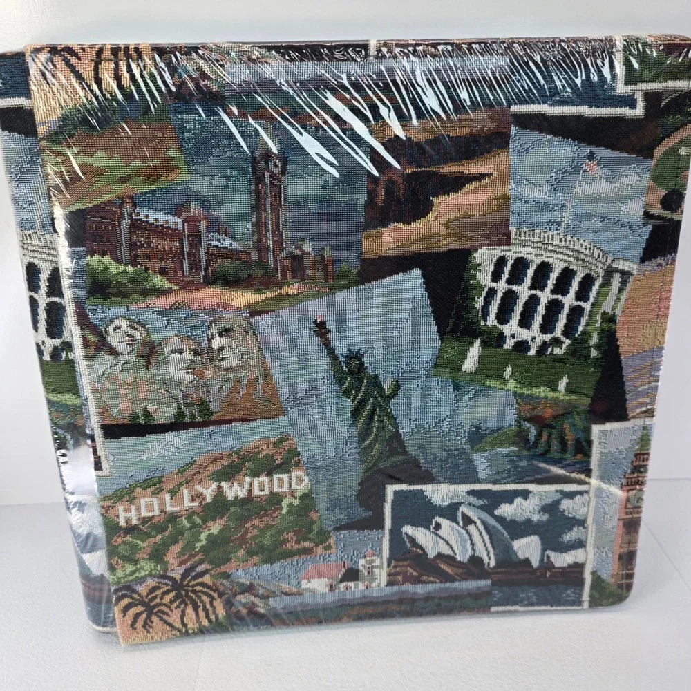 Creative Memories Tapestry Scrapbook Album Travel Landmarks Liberty Hollywood
